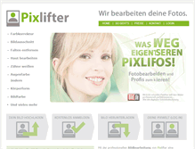 Tablet Screenshot of pixlifter.com